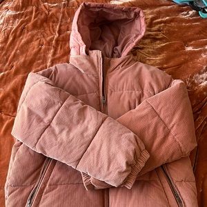 Corduroy Puffer Jacket